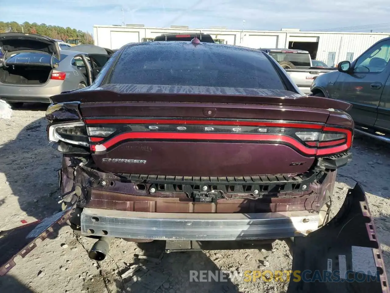 6 fotografías del automóvil dañado 2C3CDXHG5MH605438 DODGE CHARGER 2021