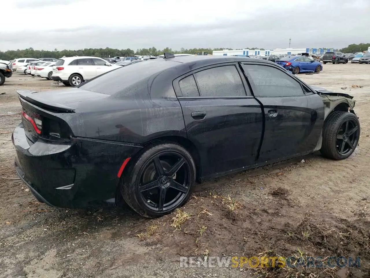 3 fotografías del automóvil dañado 2C3CDXHG5MH648290 DODGE CHARGER 2021