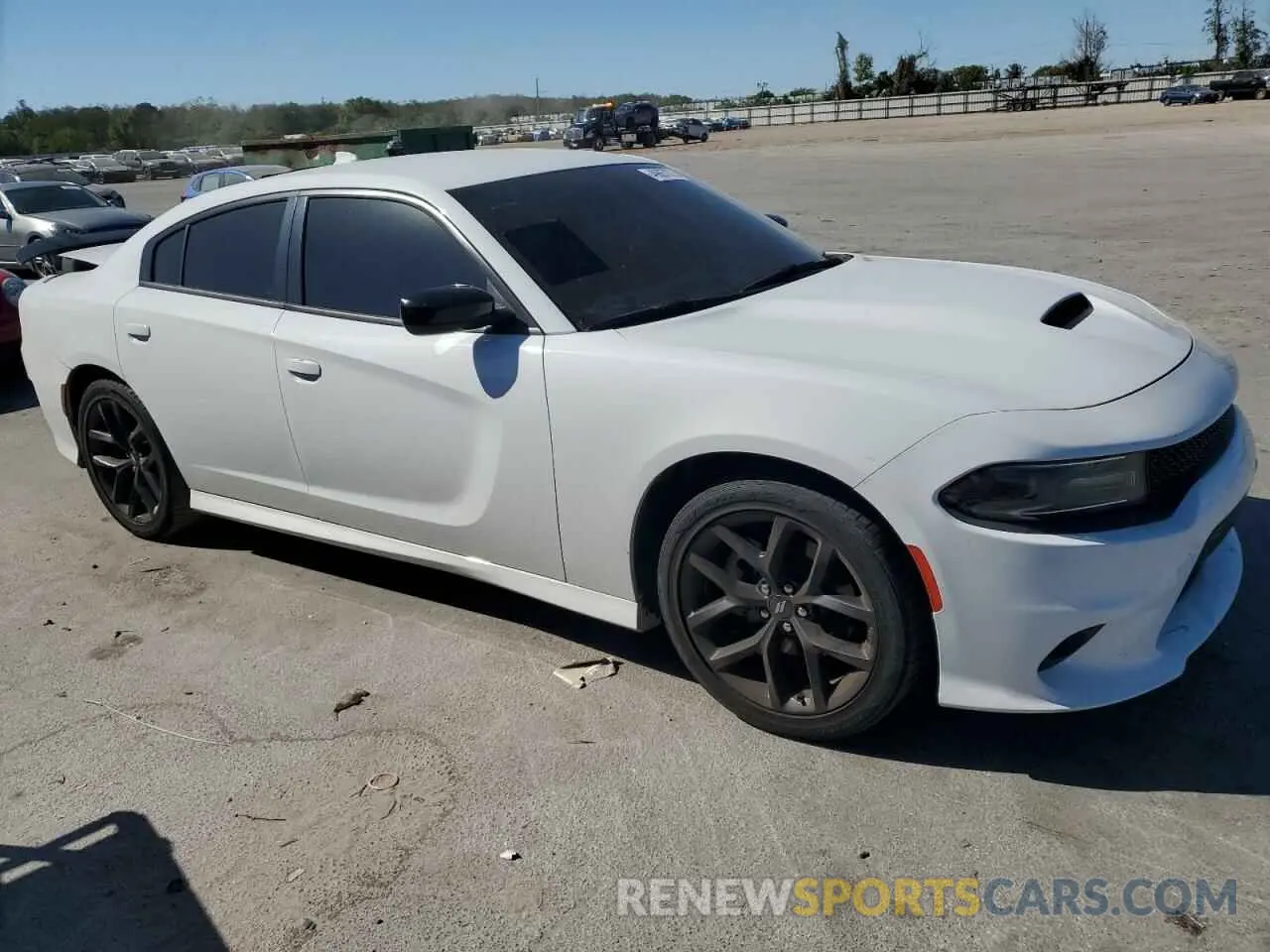 4 fotografías del automóvil dañado 2C3CDXHG5MH650184 DODGE CHARGER 2021