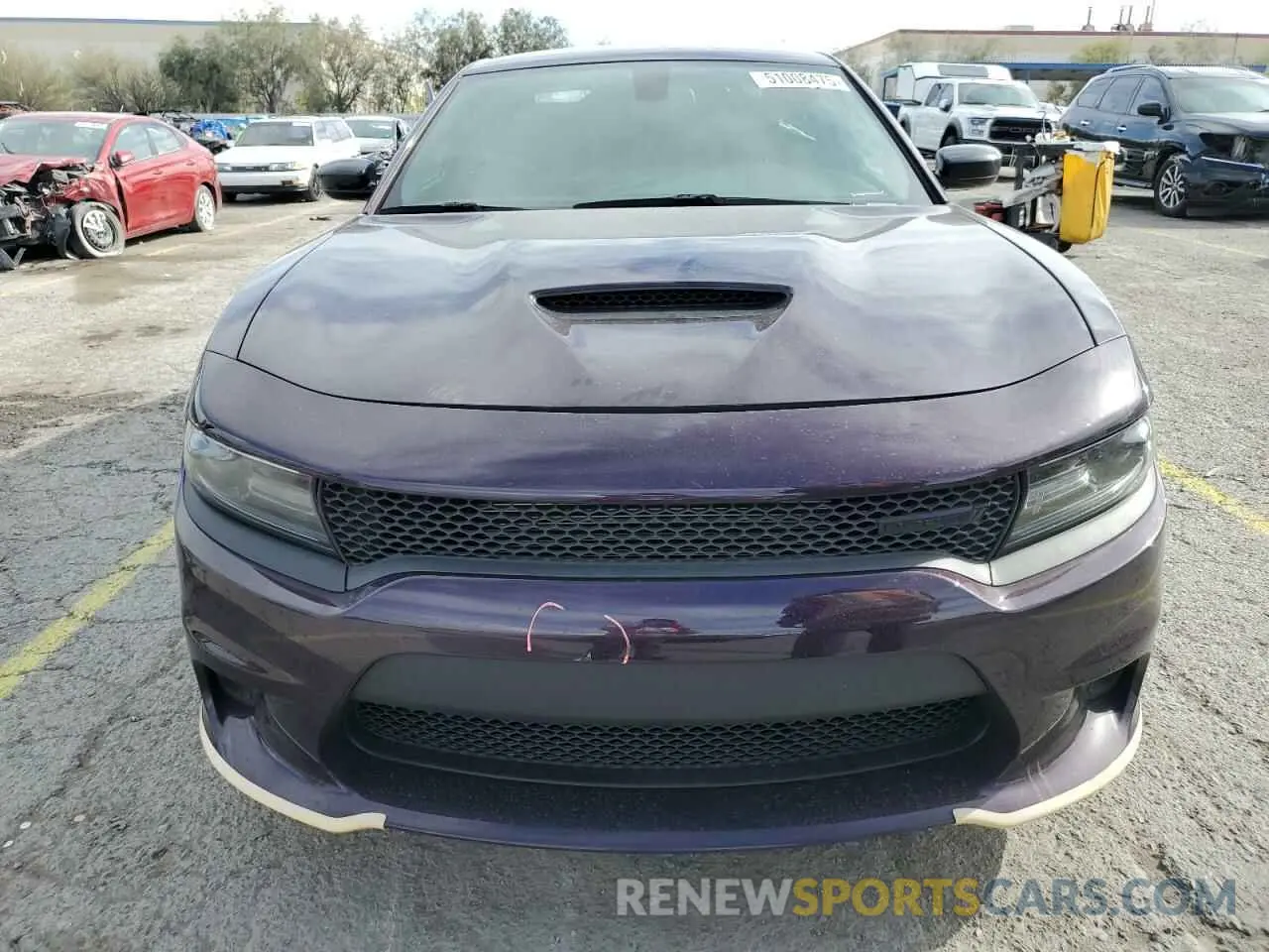 5 fotografías del automóvil dañado 2C3CDXHG5MH666630 DODGE CHARGER 2021