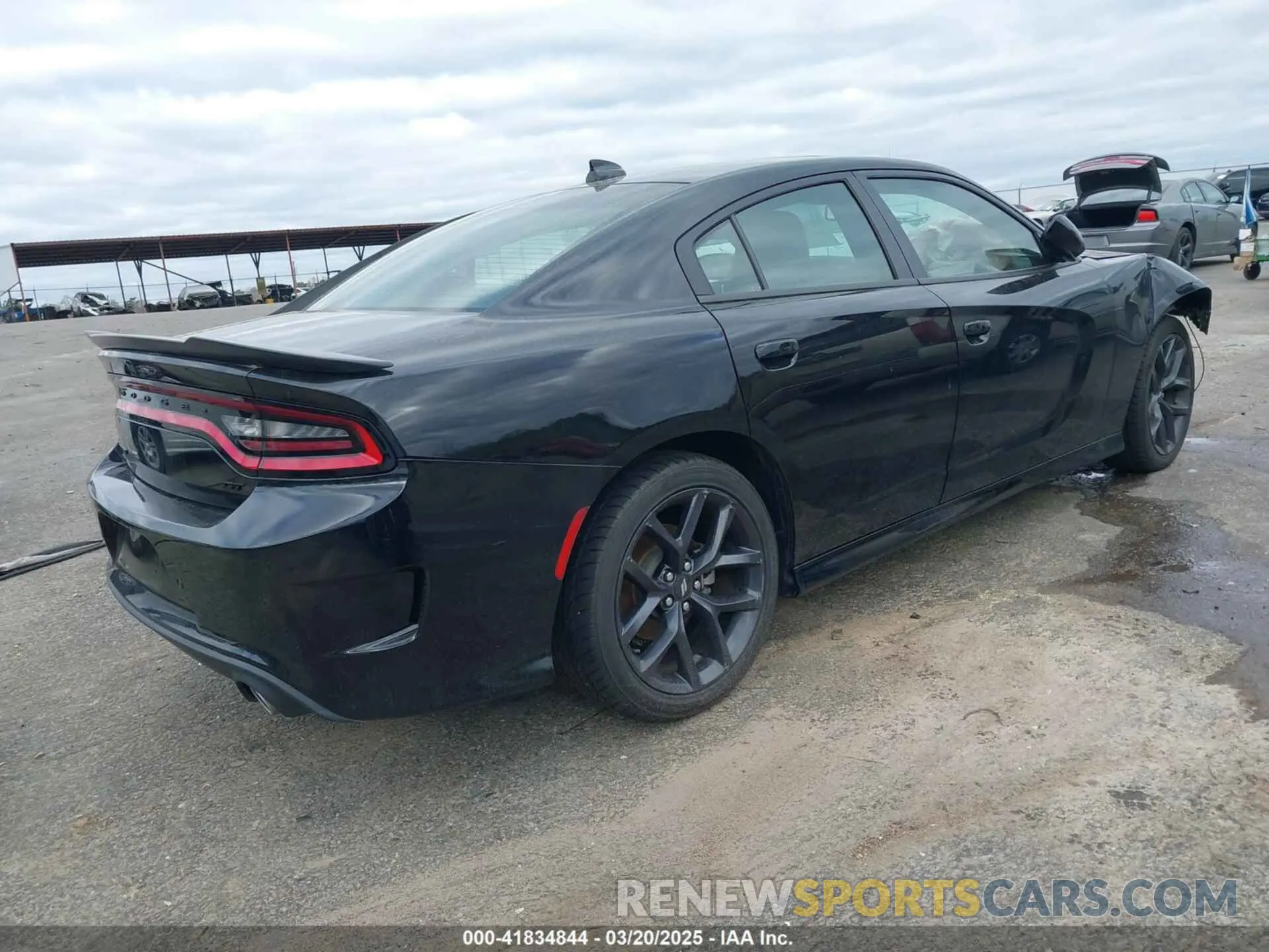 4 fotografías del automóvil dañado 2C3CDXHG7MH625643 DODGE CHARGER 2021