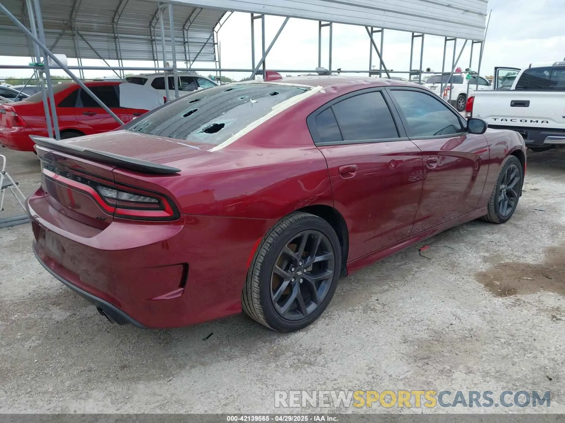 4 fotografías del automóvil dañado 2C3CDXHG9MH639950 DODGE CHARGER 2021
