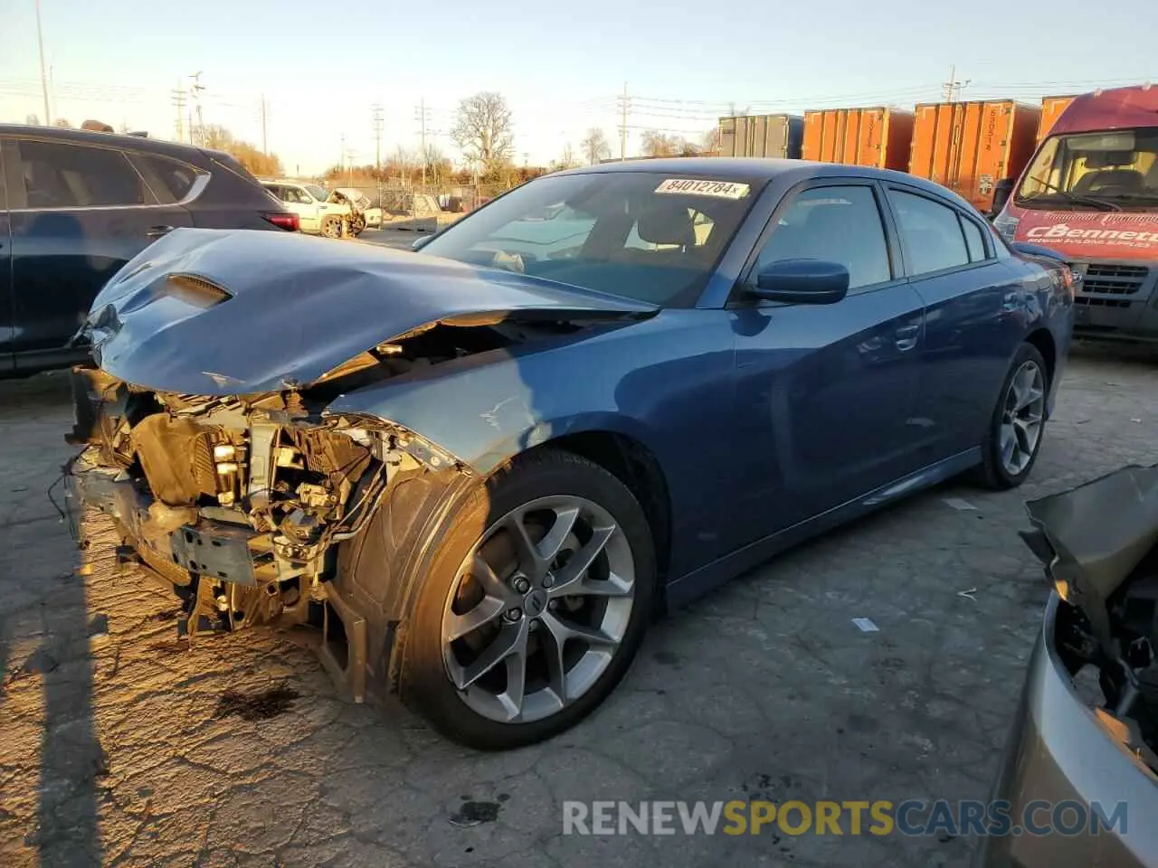 1 fotografías del automóvil dañado 2C3CDXHGXMH640282 DODGE CHARGER 2021