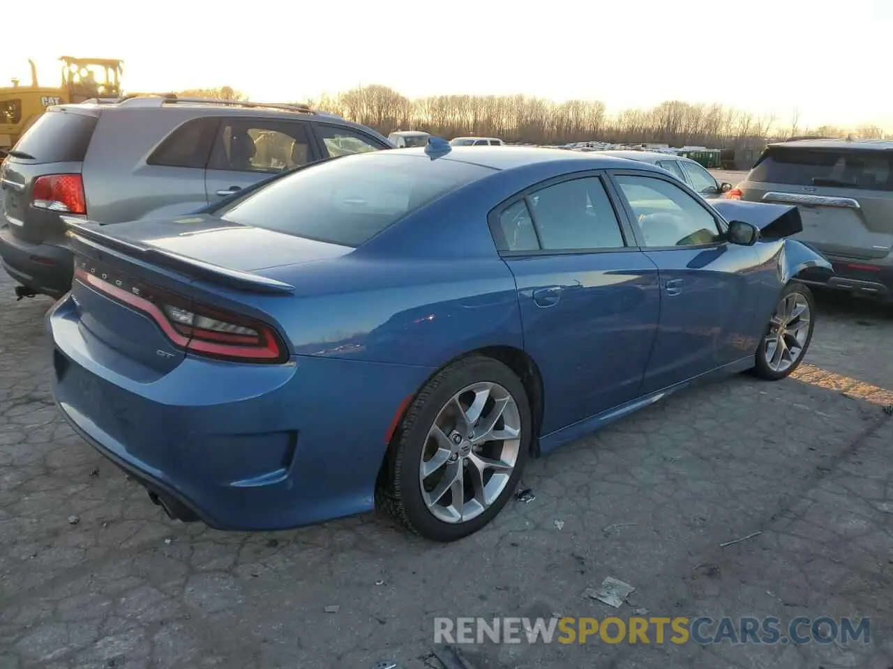 3 fotografías del automóvil dañado 2C3CDXHGXMH640282 DODGE CHARGER 2021