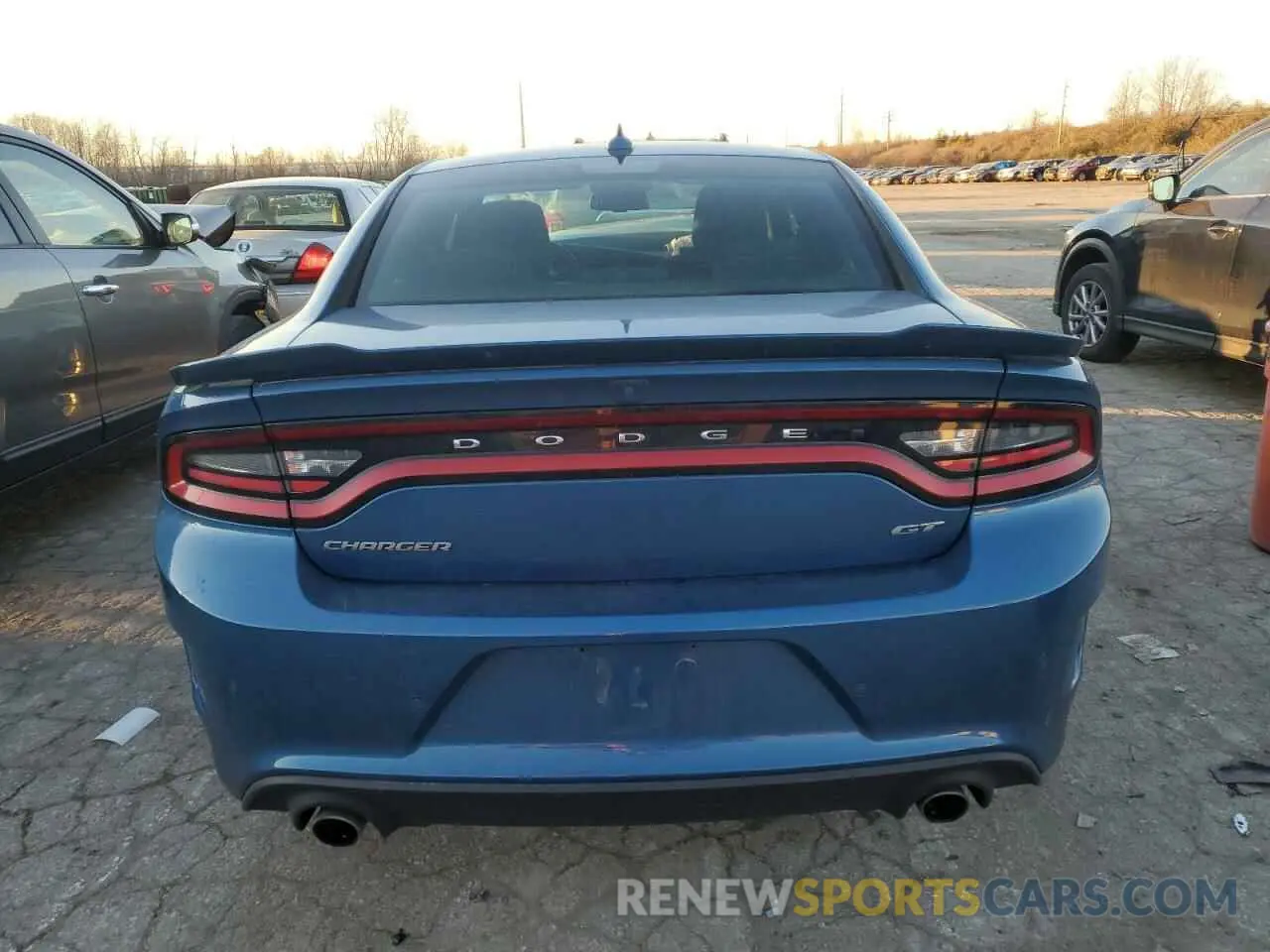 6 fotografías del automóvil dañado 2C3CDXHGXMH640282 DODGE CHARGER 2021