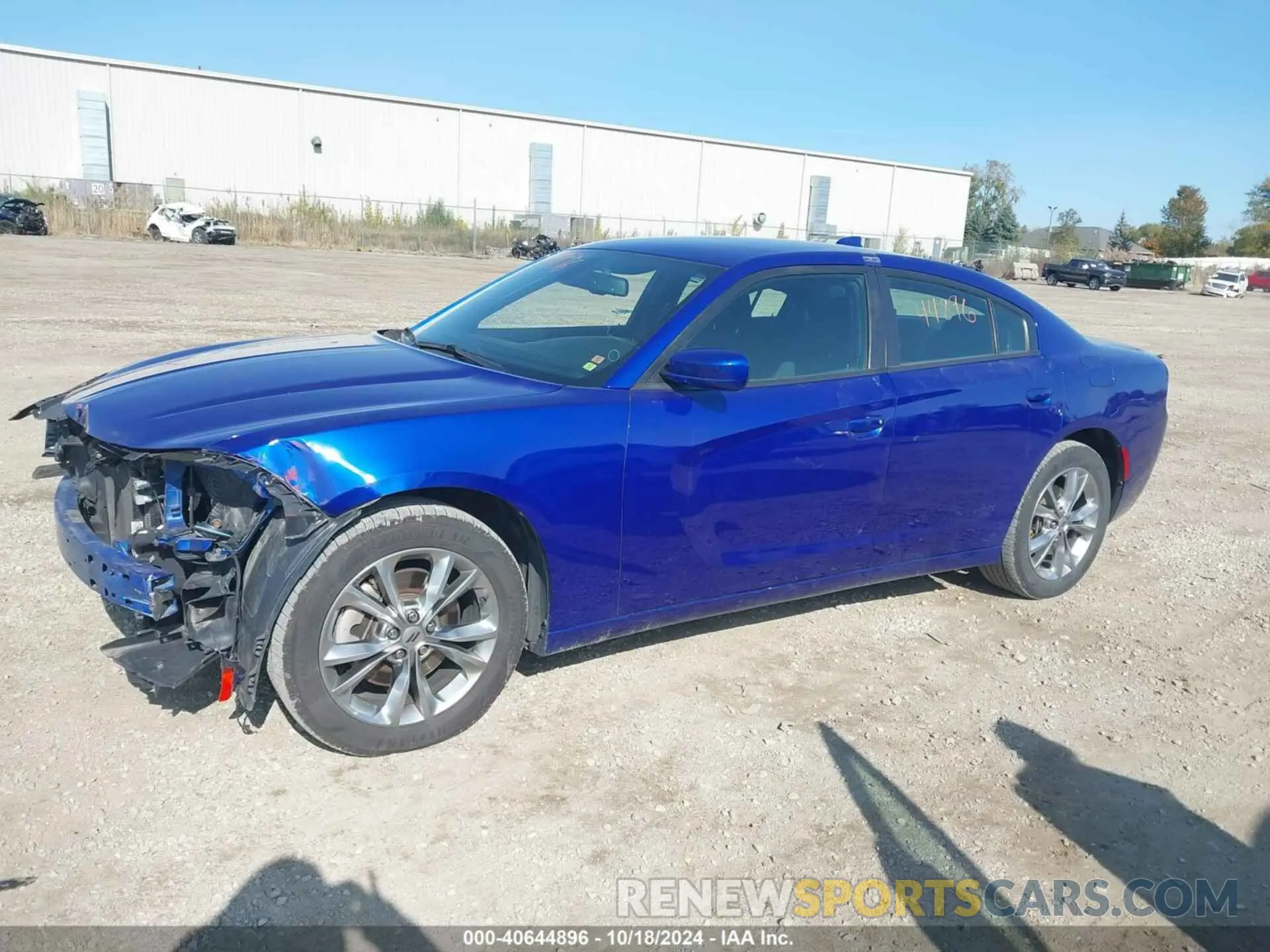 2 fotografías del automóvil dañado 2C3CDXJG0MH601422 DODGE CHARGER 2021