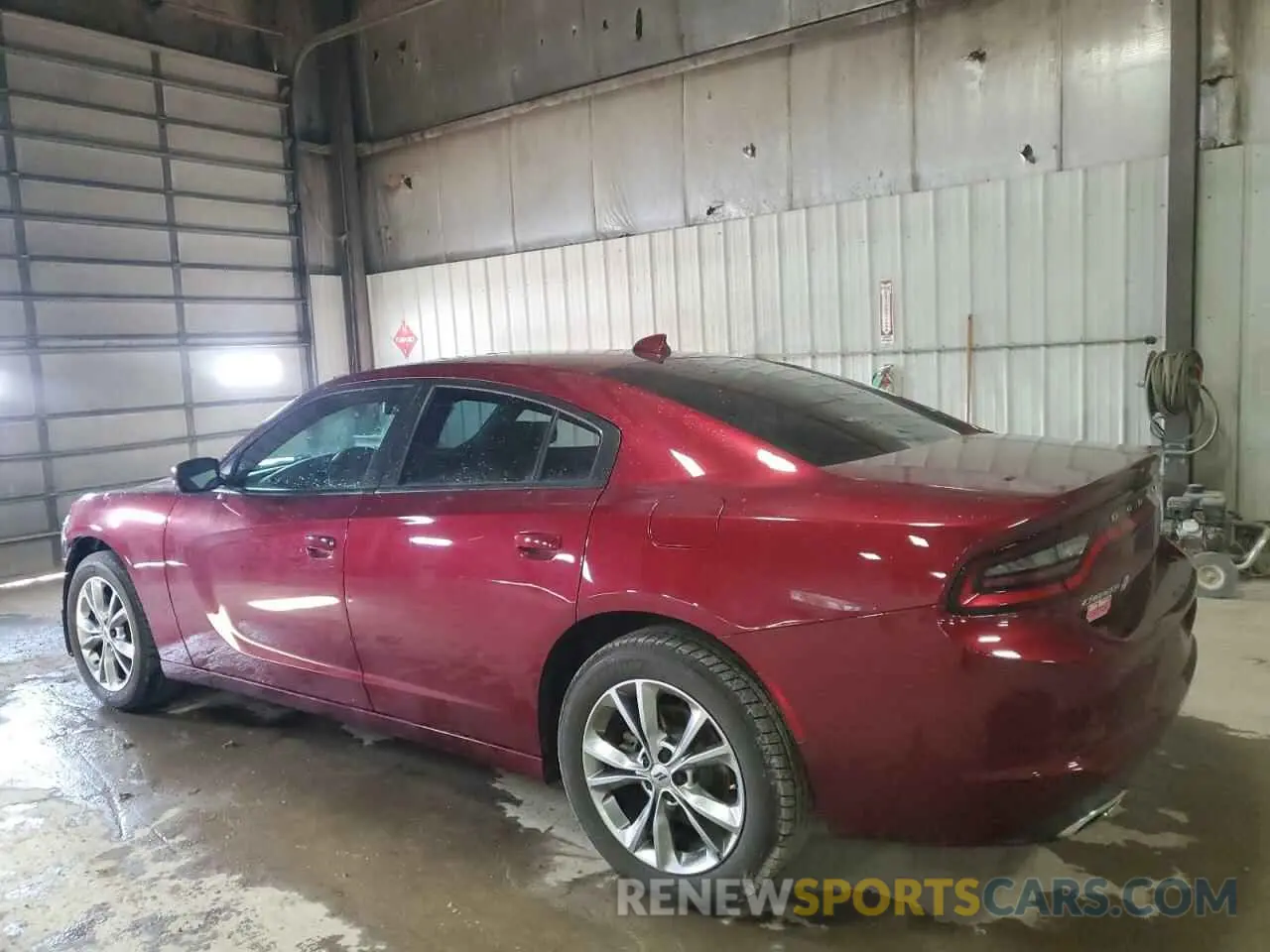 2 fotografías del automóvil dañado 2C3CDXJG0MH679926 DODGE CHARGER 2021