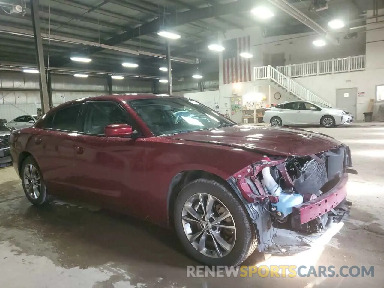 4 fotografías del automóvil dañado 2C3CDXJG0MH679926 DODGE CHARGER 2021