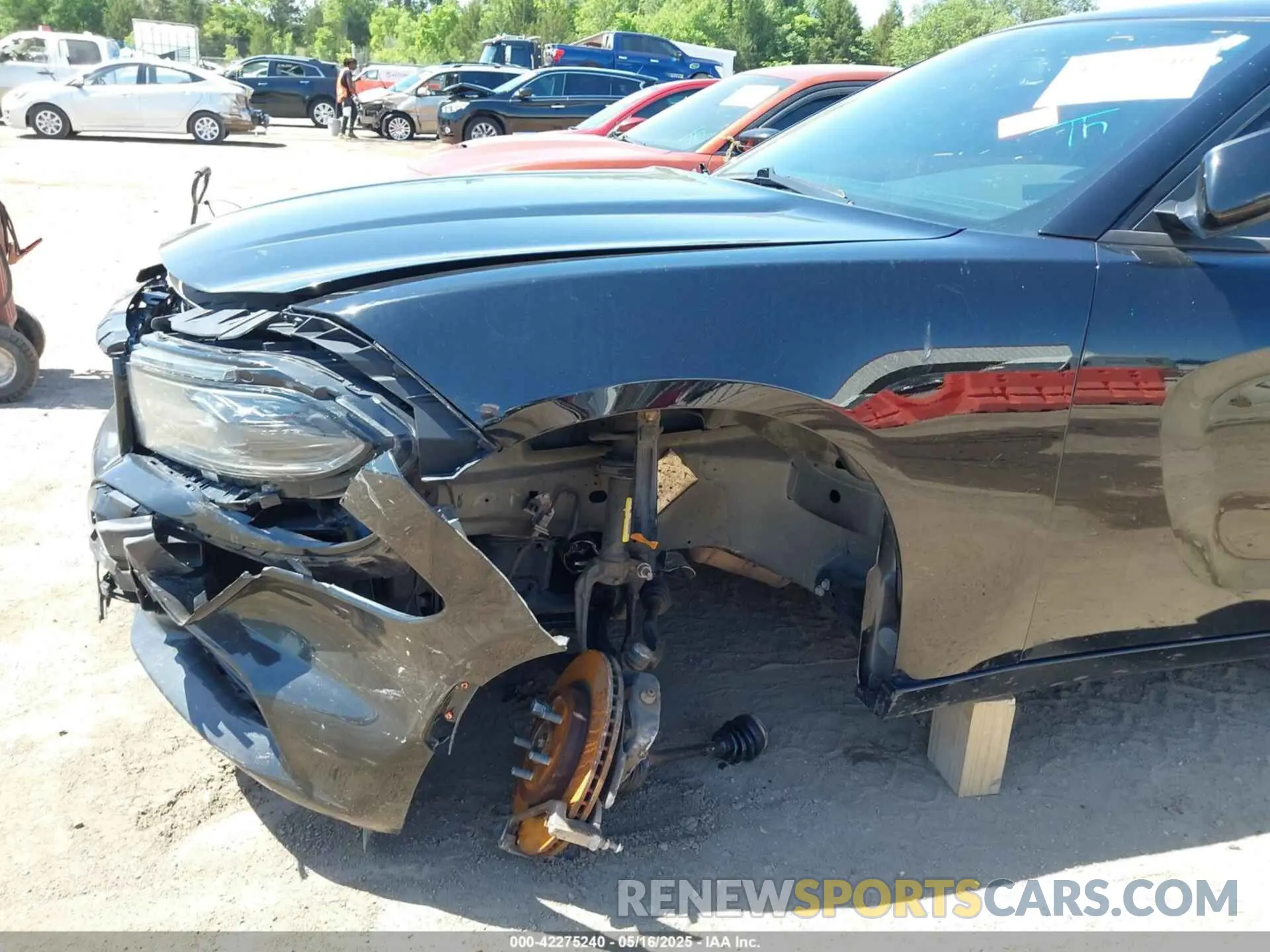 6 fotografías del automóvil dañado 2C3CDXJG3MH545167 DODGE CHARGER 2021