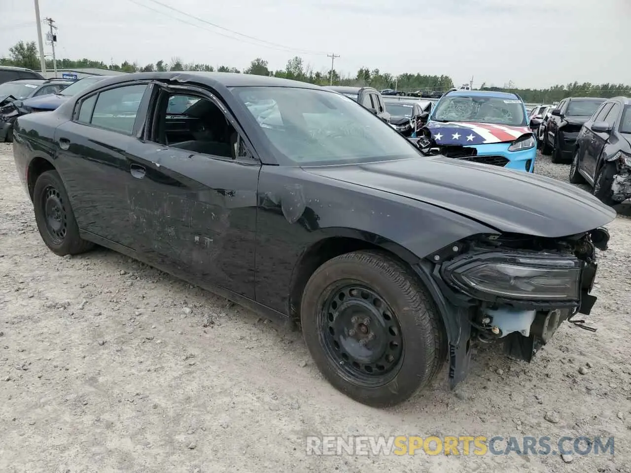 4 fotografías del automóvil dañado 2C3CDXKG4MH572067 DODGE CHARGER 2021