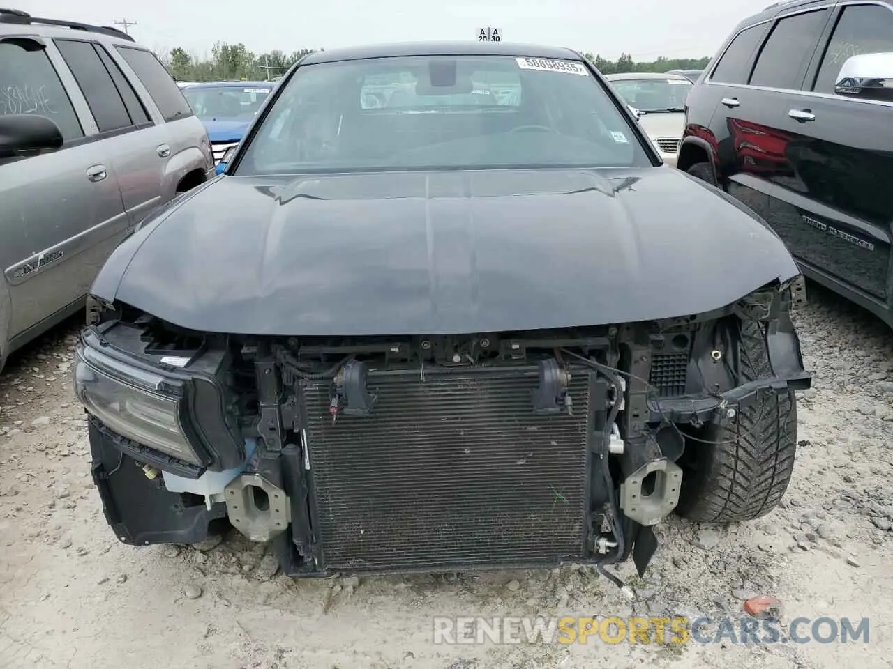 5 fotografías del automóvil dañado 2C3CDXKG4MH572067 DODGE CHARGER 2021