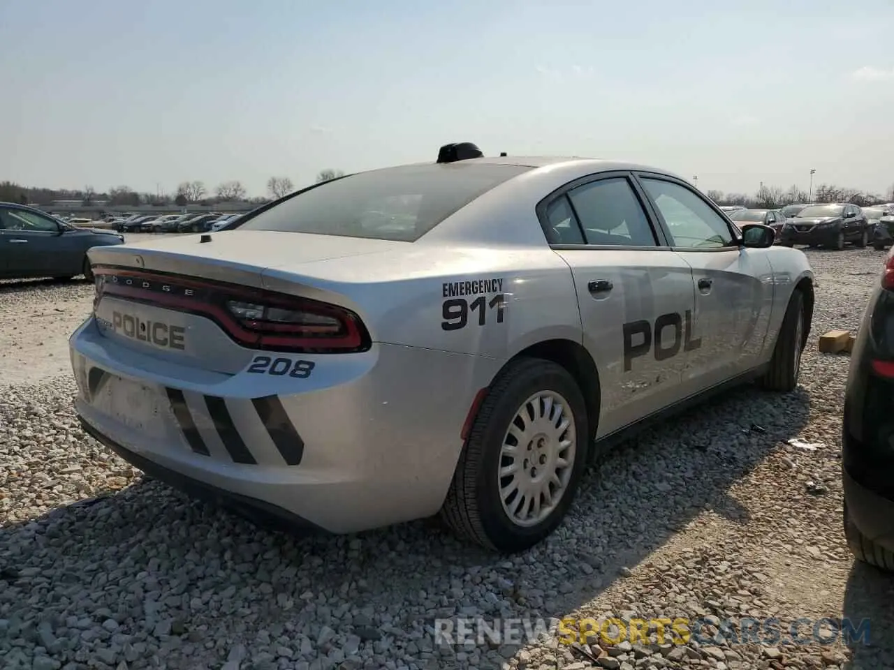 3 fotografías del automóvil dañado 2C3CDXKG6MH570448 DODGE CHARGER 2021