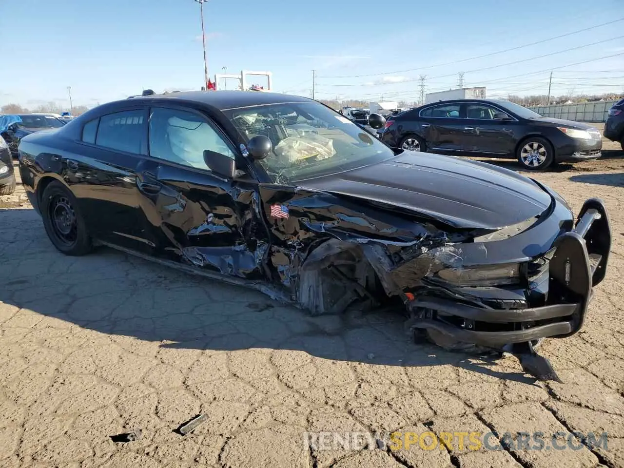4 fotografías del automóvil dañado 2C3CDXKG8MH668865 DODGE CHARGER 2021