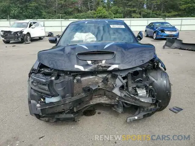 5 fotografías del automóvil dañado 2C3CDXL90MH513159 DODGE CHARGER 2021