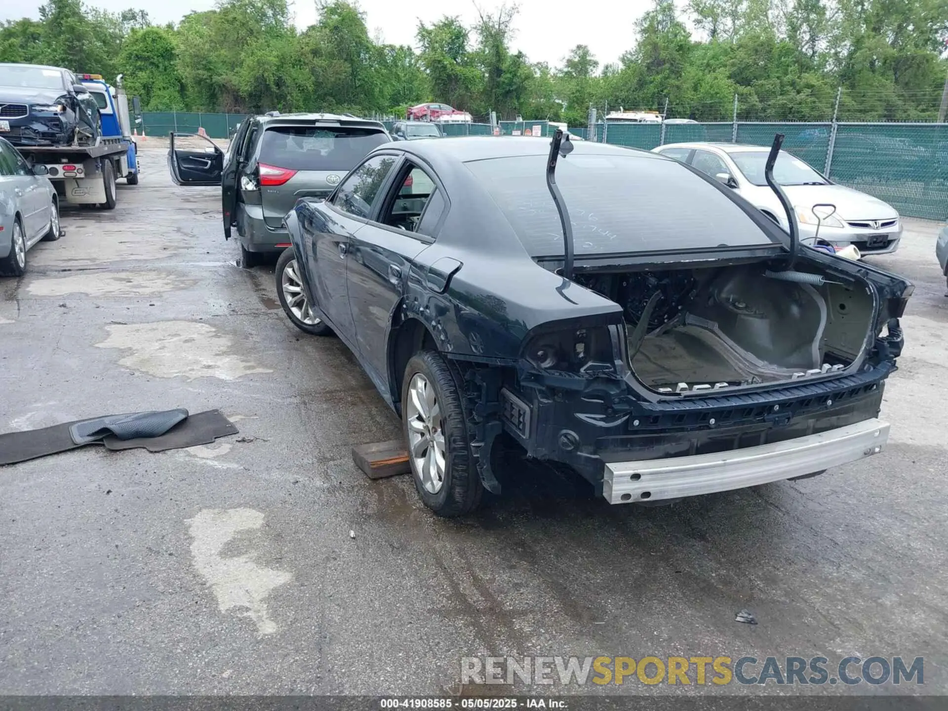 3 fotografías del automóvil dañado 2C3CDXL90MH543438 DODGE CHARGER 2021