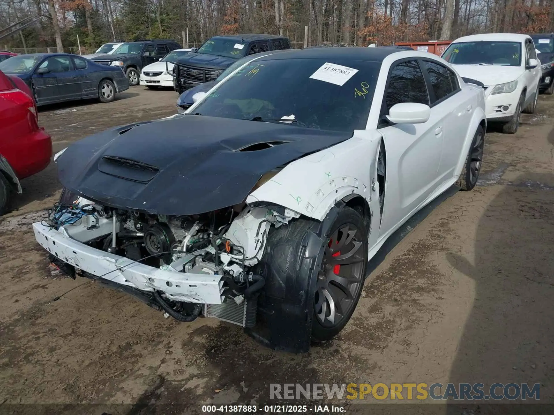 2 fotografías del automóvil dañado 2C3CDXL92MH585934 DODGE CHARGER 2021