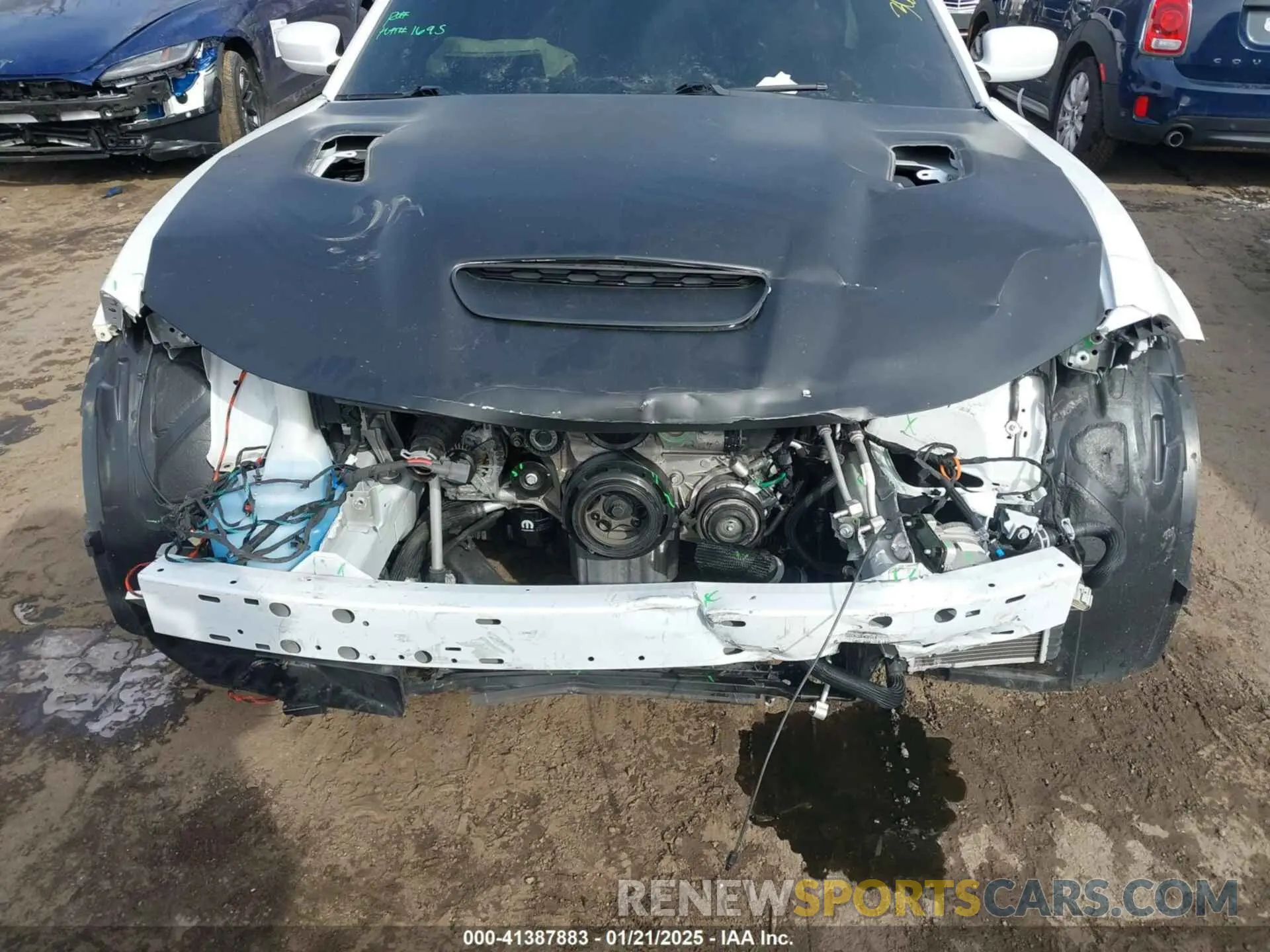6 fotografías del automóvil dañado 2C3CDXL92MH585934 DODGE CHARGER 2021
