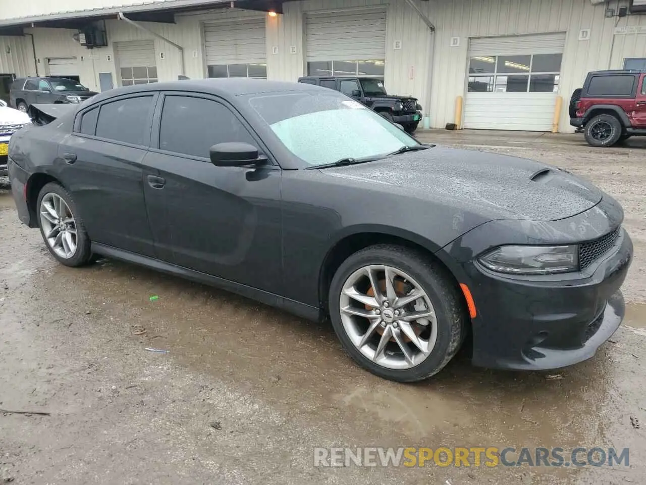 4 fotografías del automóvil dañado 2C3CDXMG8MH581903 DODGE CHARGER 2021