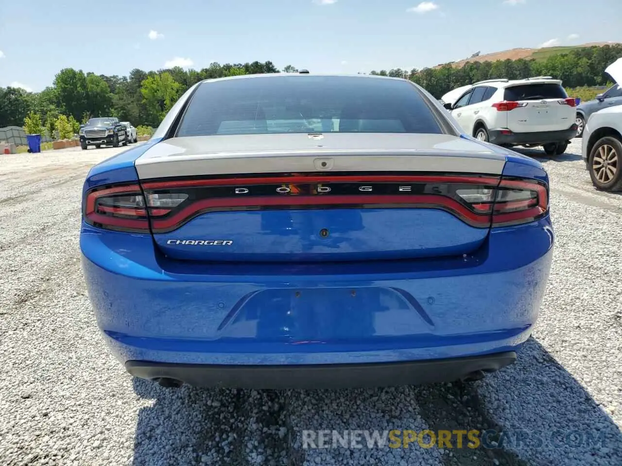 6 fotografías del automóvil dañado 2C3CDXAT0NH114011 DODGE CHARGER 2022