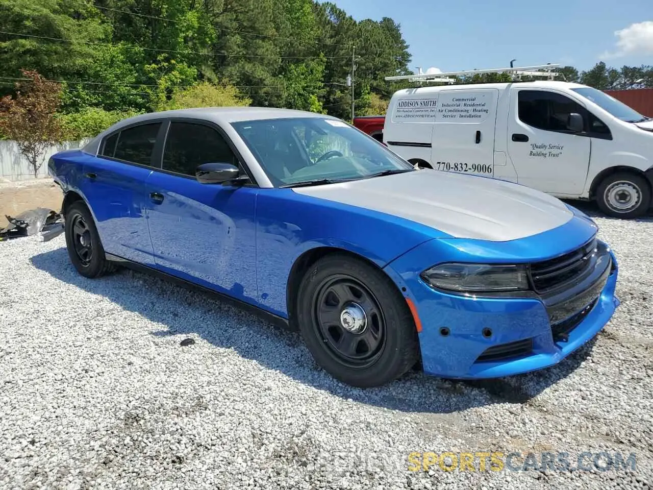 4 fotografías del automóvil dañado 2C3CDXAT3NH119297 DODGE CHARGER 2022