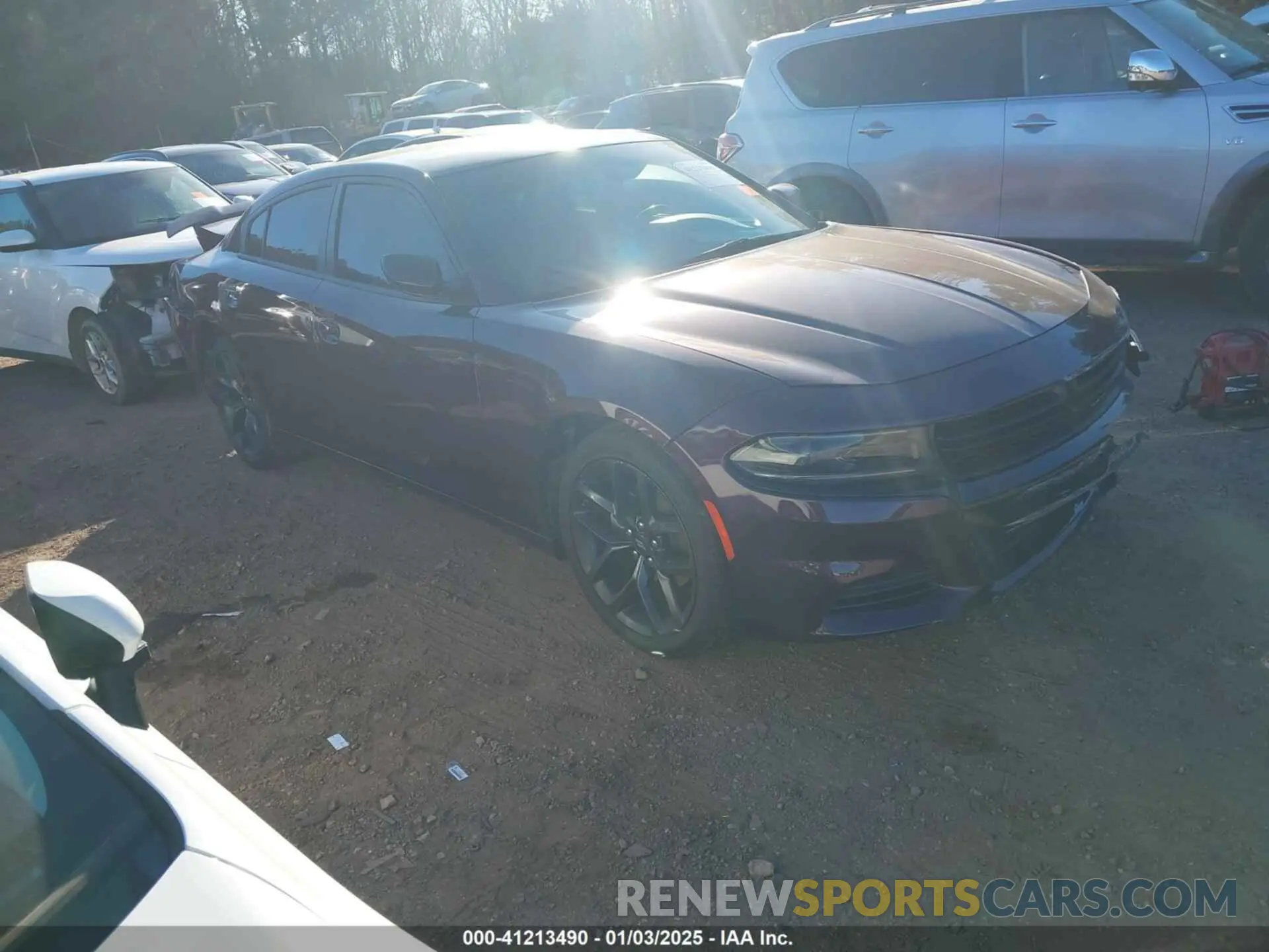 1 fotografías del automóvil dañado 2C3CDXBG0NH123597 DODGE CHARGER 2022