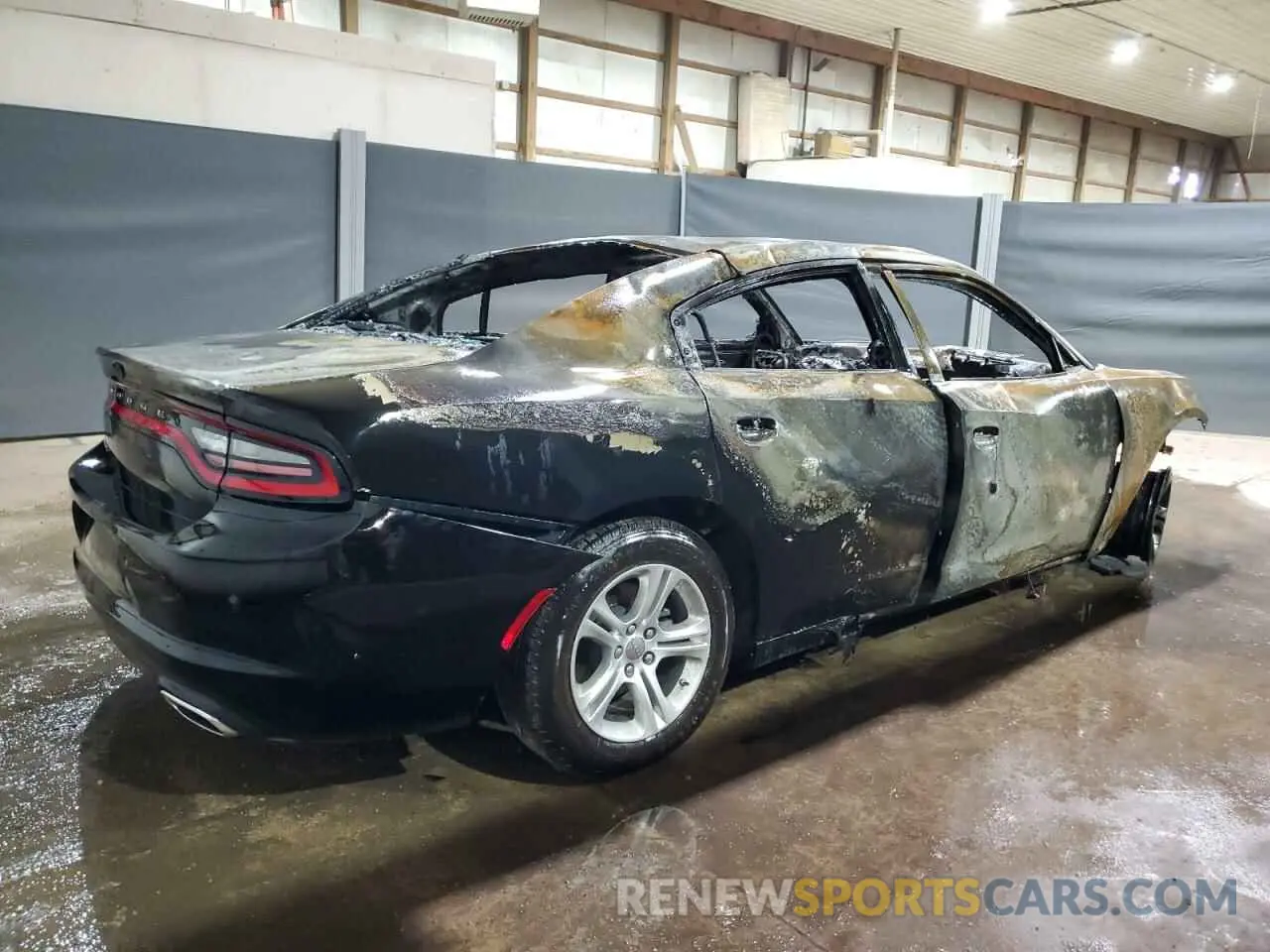 3 fotografías del automóvil dañado 2C3CDXBG0NH145275 DODGE CHARGER 2022