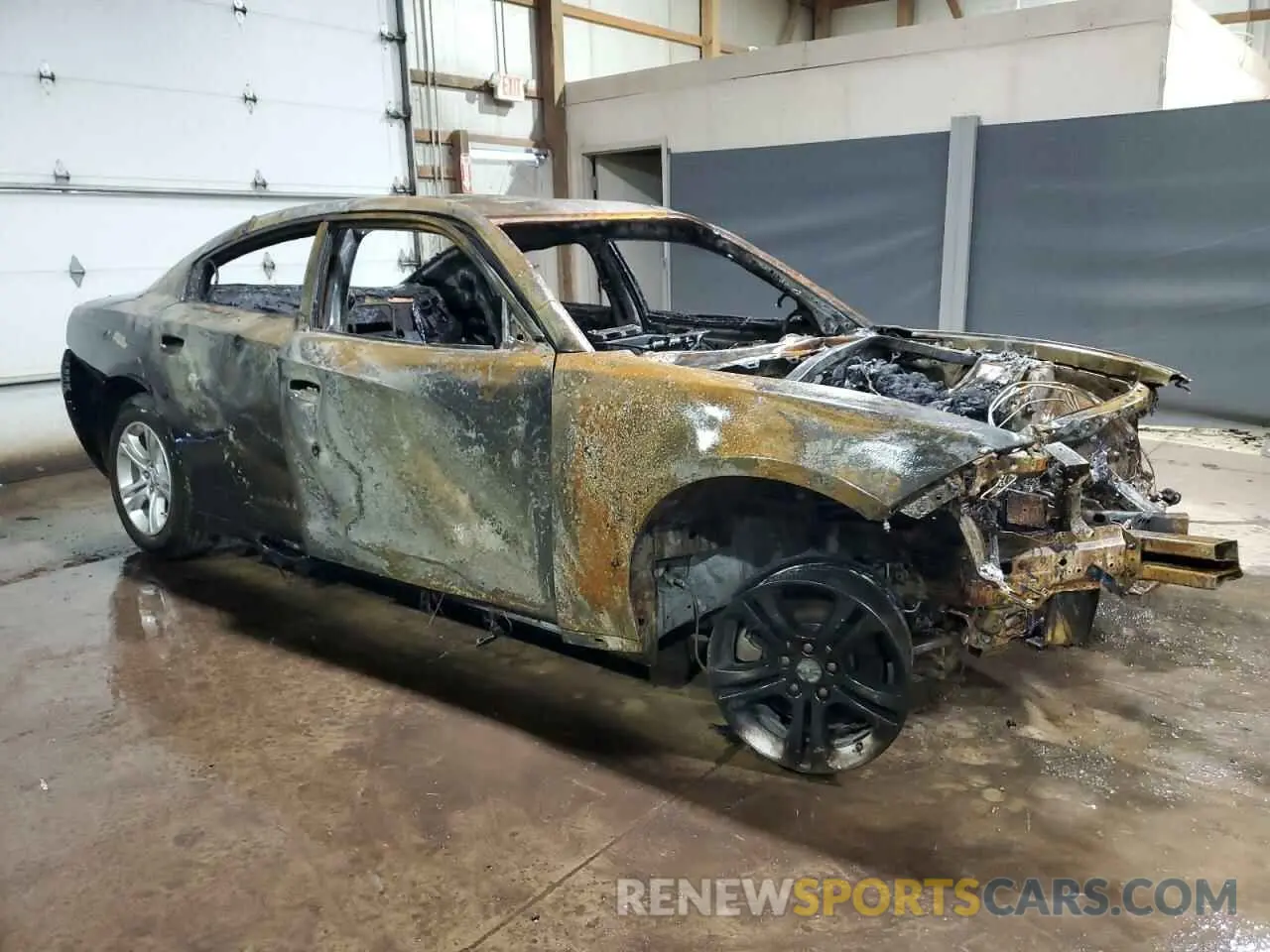 4 fotografías del automóvil dañado 2C3CDXBG0NH145275 DODGE CHARGER 2022