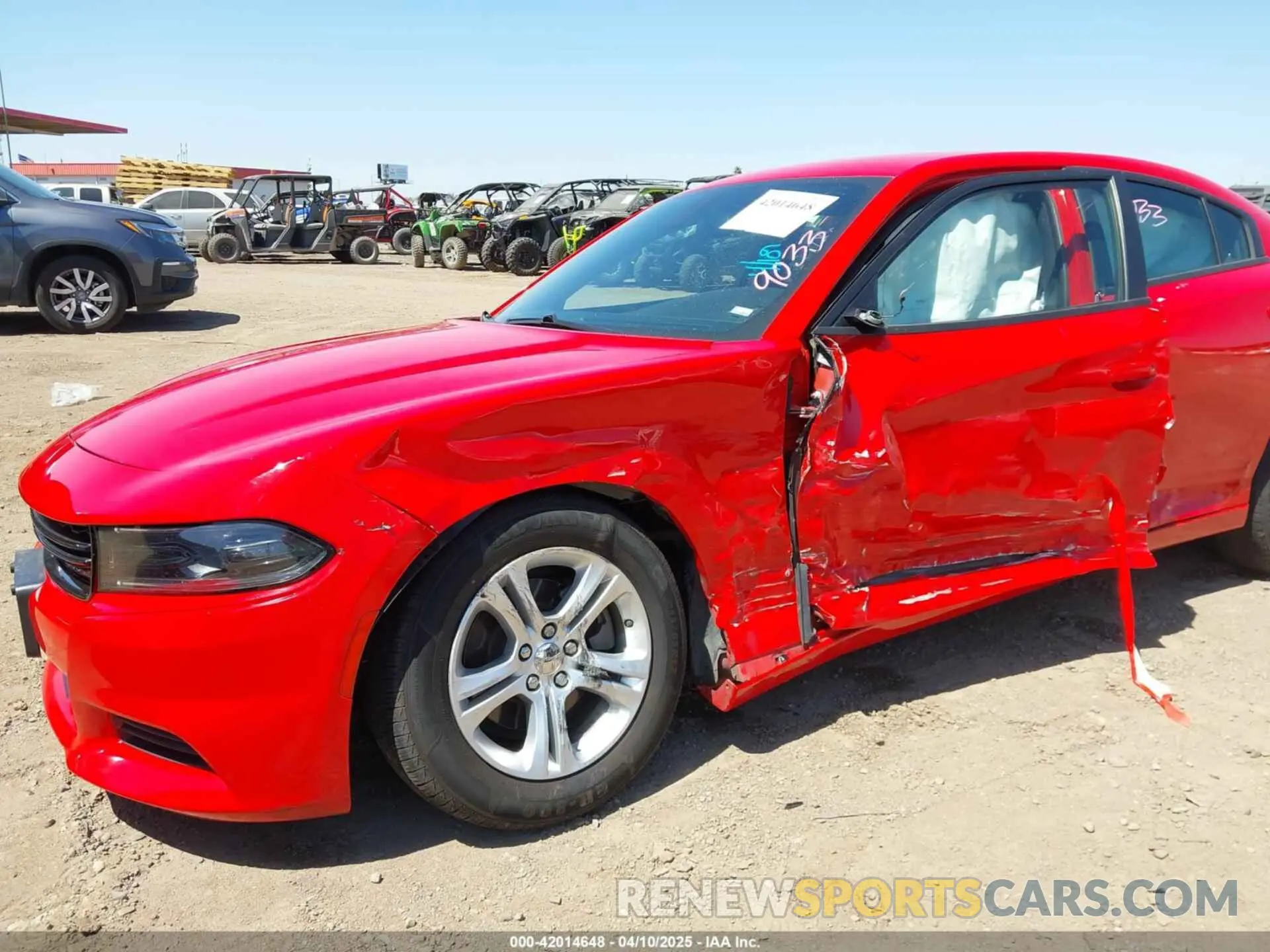 6 fotografías del automóvil dañado 2C3CDXBG0NH255744 DODGE CHARGER 2022