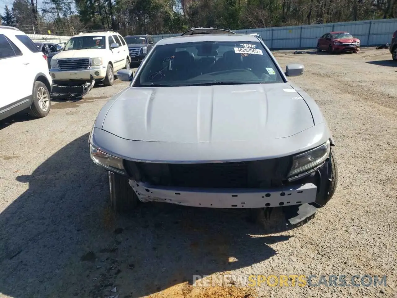 5 fotografías del automóvil dañado 2C3CDXBG1NH169326 DODGE CHARGER 2022
