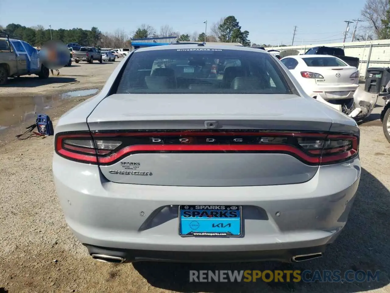 6 fotografías del automóvil dañado 2C3CDXBG1NH169326 DODGE CHARGER 2022
