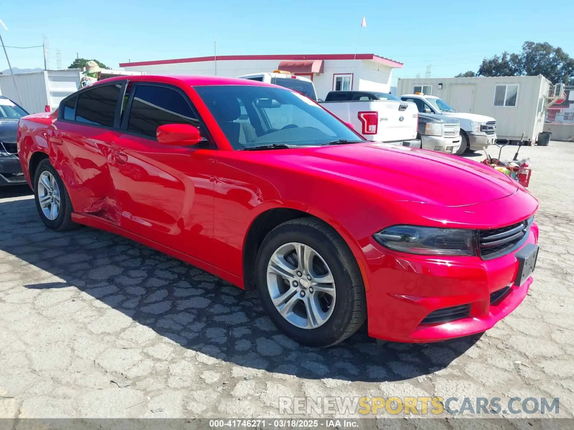 1 fotografías del automóvil dañado 2C3CDXBG1NH212532 DODGE CHARGER 2022