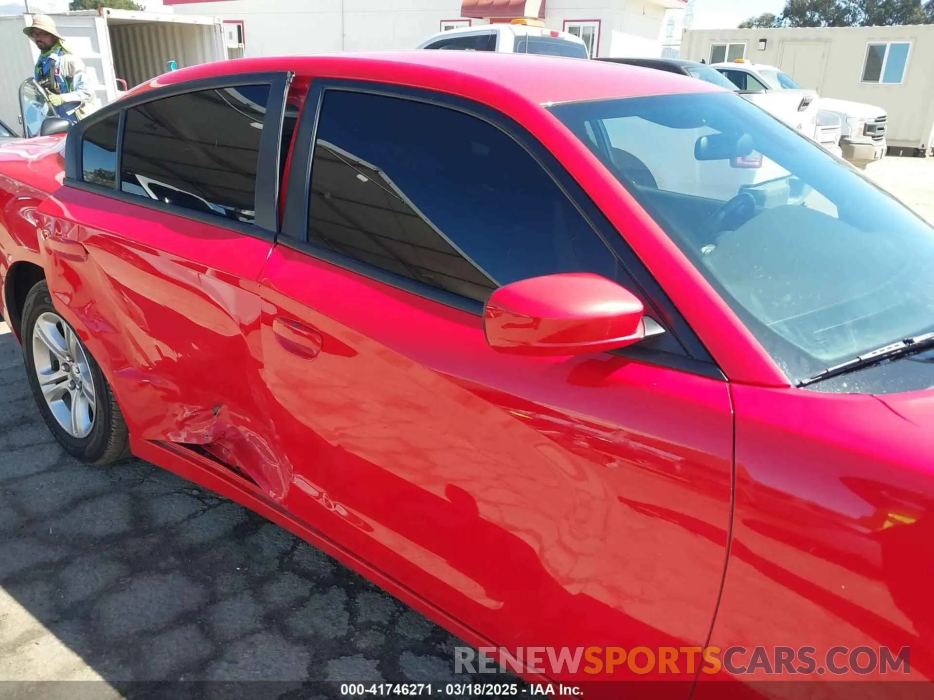 6 fotografías del automóvil dañado 2C3CDXBG1NH212532 DODGE CHARGER 2022