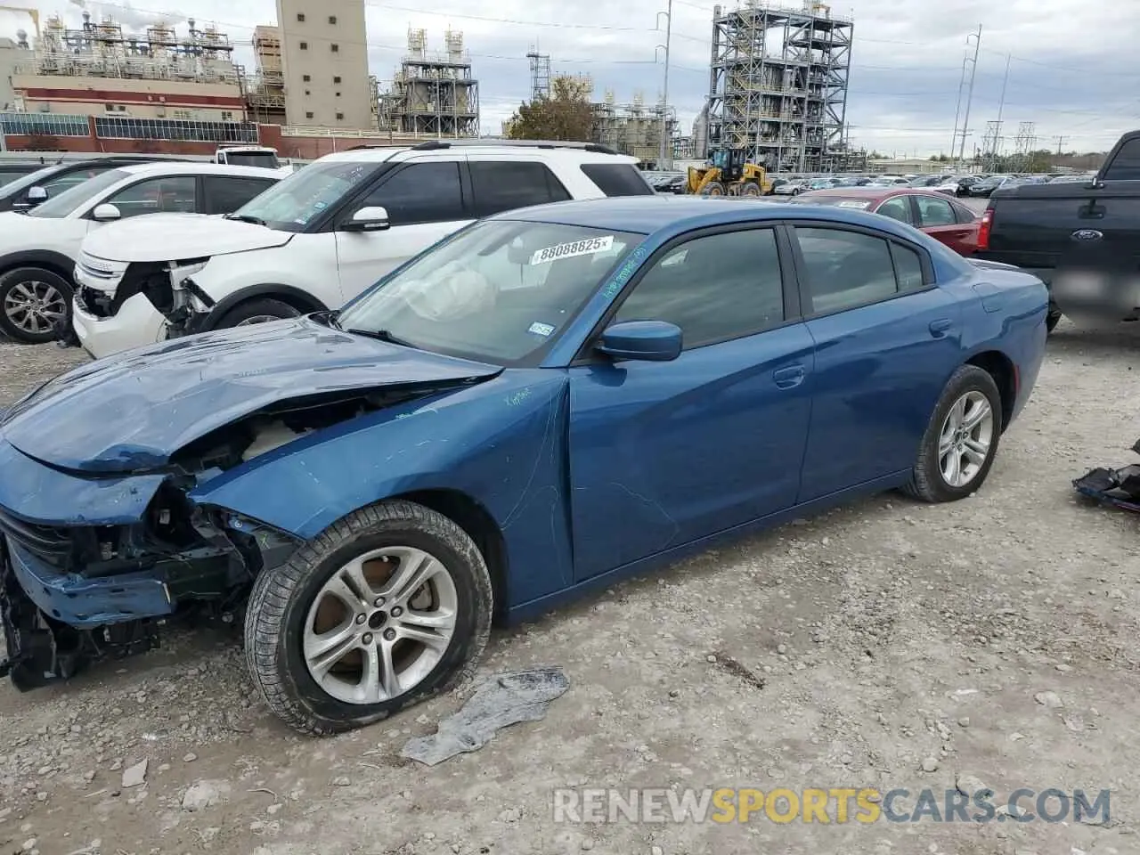 1 fotografías del automóvil dañado 2C3CDXBG1NH255476 DODGE CHARGER 2022