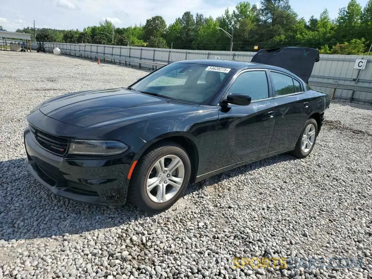1 fotografías del automóvil dañado 2C3CDXBG1NH258927 DODGE CHARGER 2022