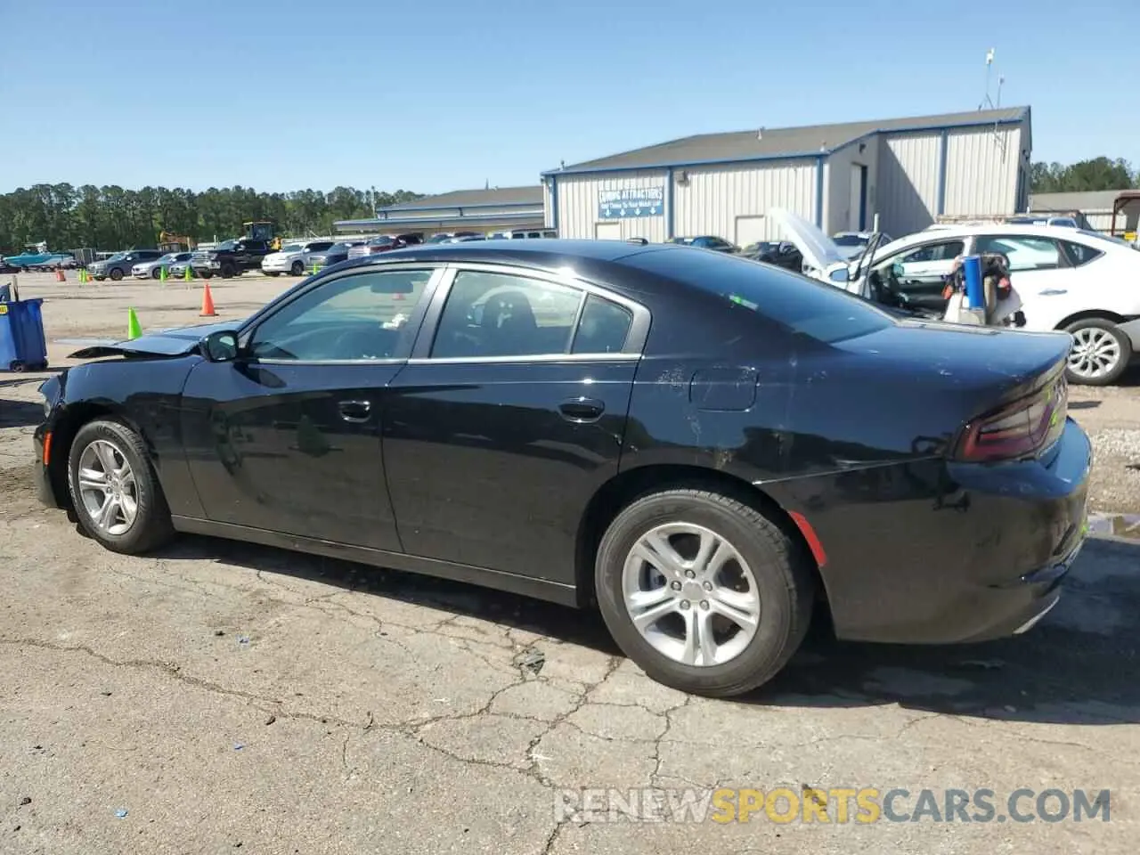 2 fotografías del automóvil dañado 2C3CDXBG1NH258944 DODGE CHARGER 2022