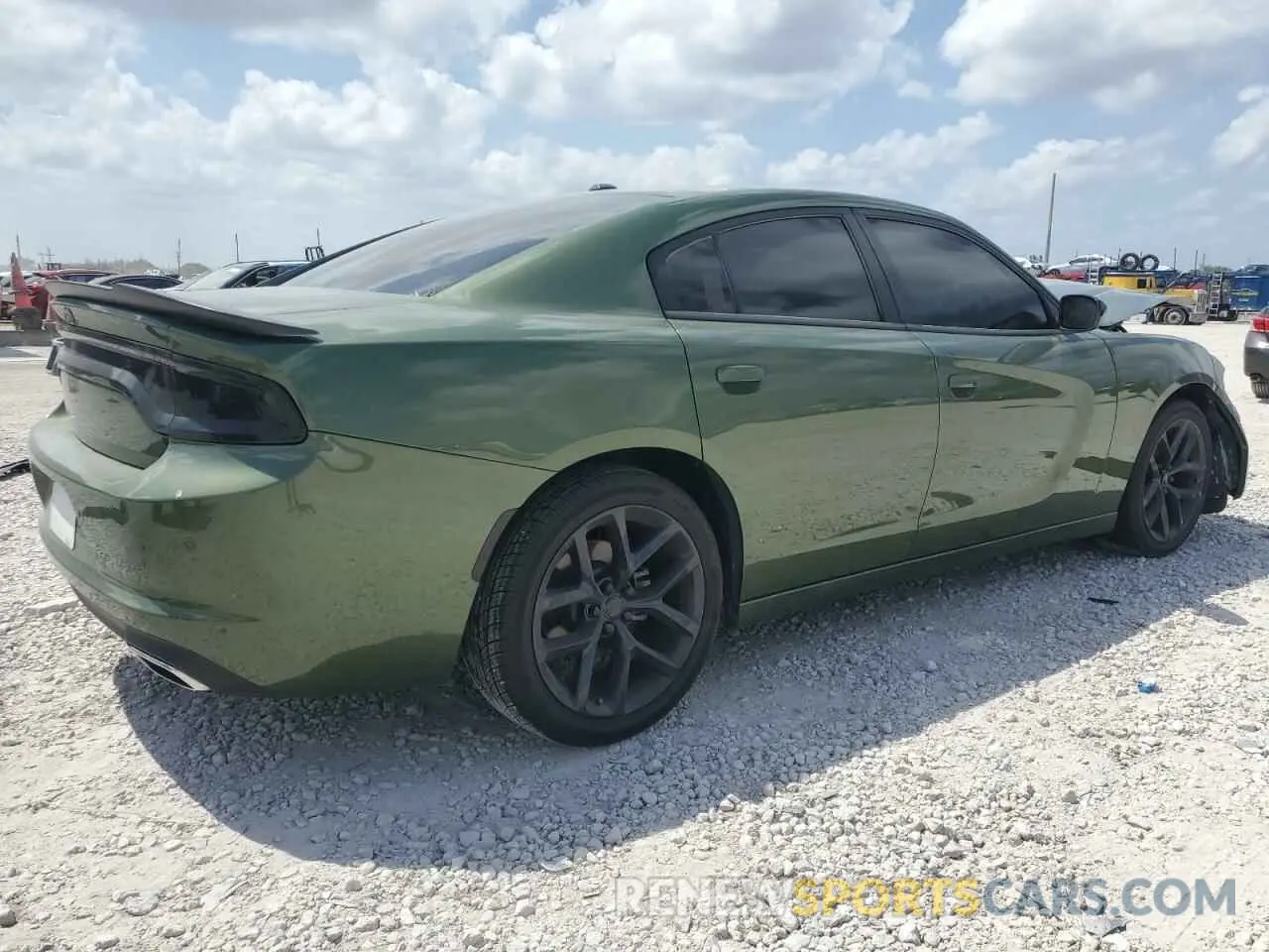 3 fotografías del automóvil dañado 2C3CDXBG2NH150140 DODGE CHARGER 2022
