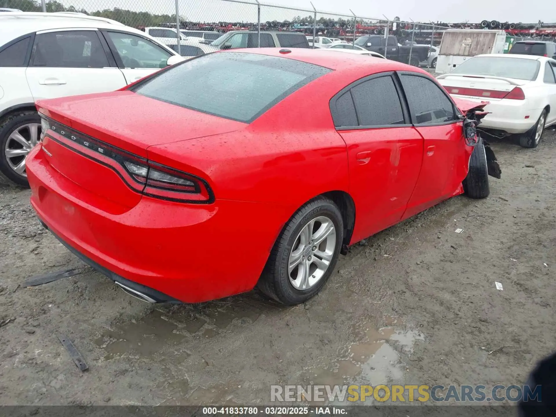 4 fotografías del automóvil dañado 2C3CDXBG2NH162319 DODGE CHARGER 2022