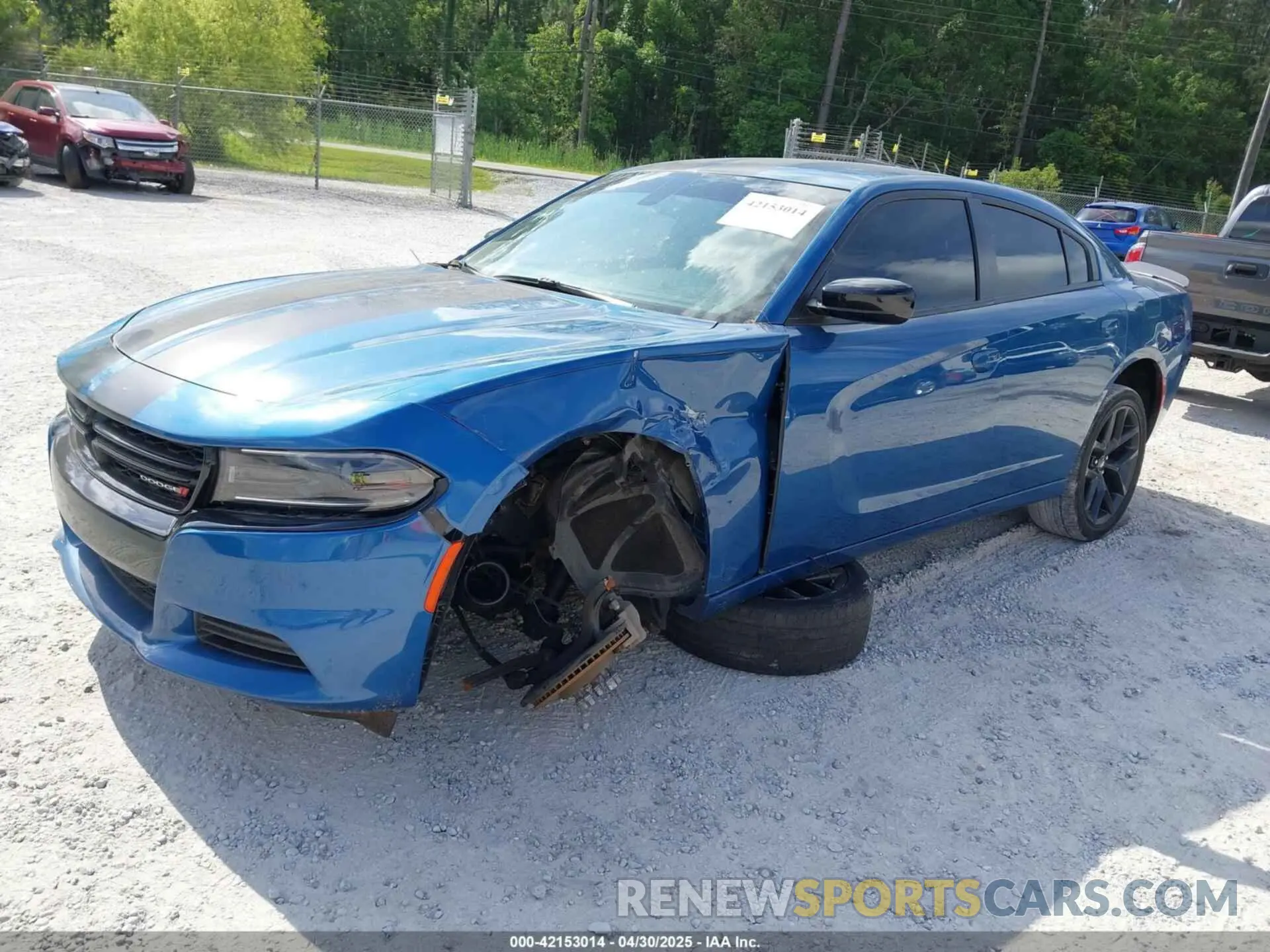 2 fotografías del automóvil dañado 2C3CDXBG2NH176284 DODGE CHARGER 2022