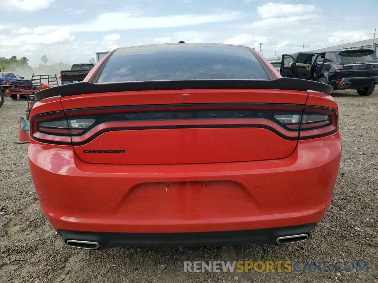 6 fotografías del automóvil dañado 2C3CDXBG2NH198401 DODGE CHARGER 2022