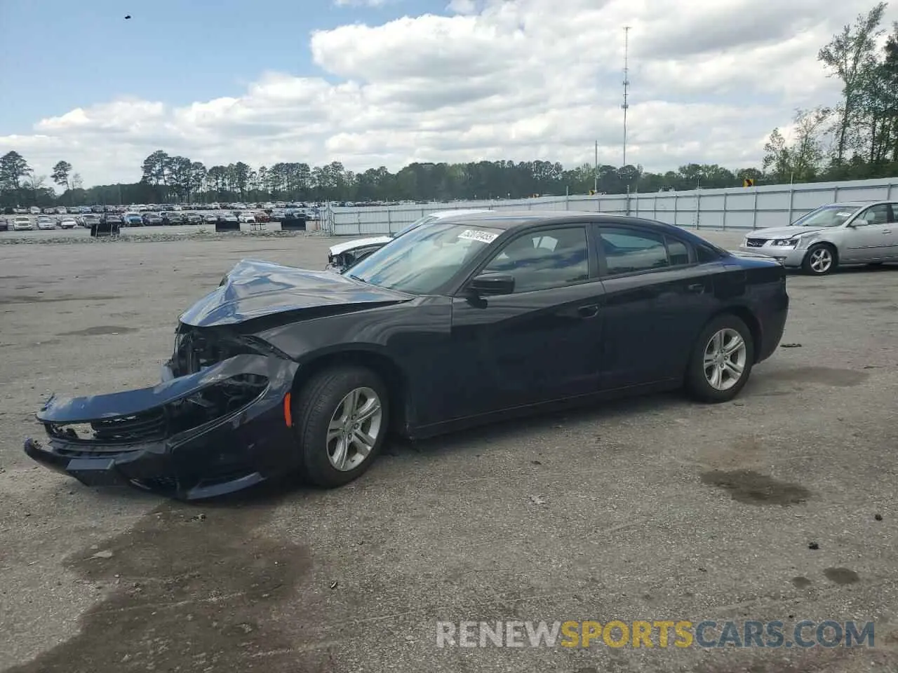 1 fotografías del automóvil dañado 2C3CDXBG2NH200616 DODGE CHARGER 2022