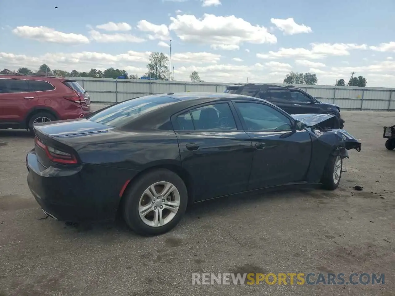 3 fotografías del automóvil dañado 2C3CDXBG2NH200616 DODGE CHARGER 2022