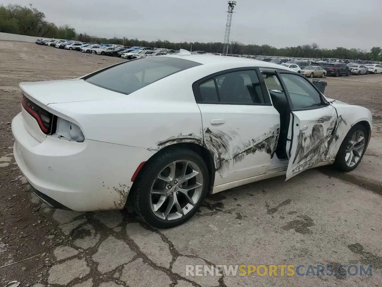 3 fotografías del automóvil dañado 2C3CDXBG2NH216878 DODGE CHARGER 2022