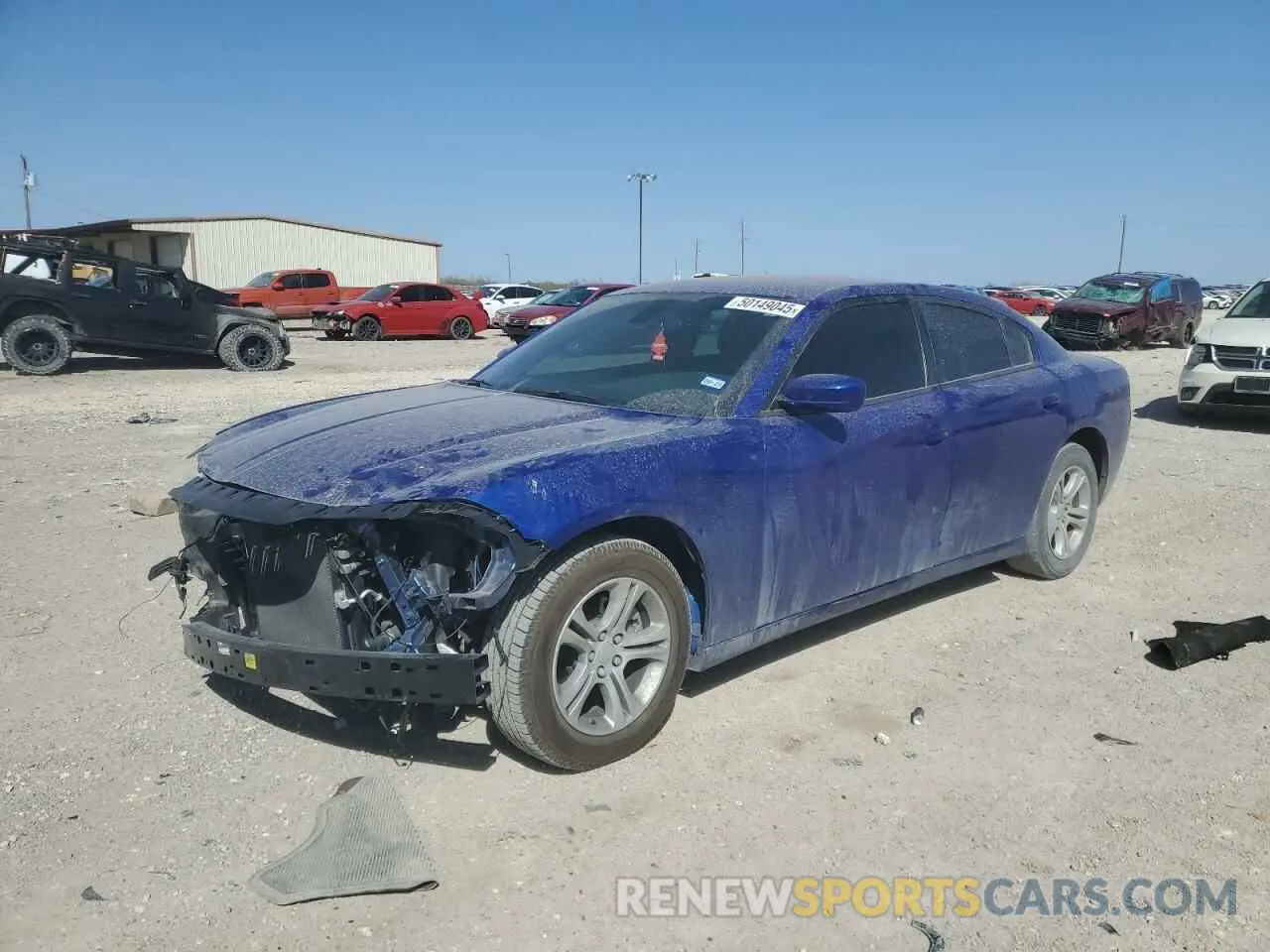 1 fotografías del automóvil dañado 2C3CDXBG2NH217237 DODGE CHARGER 2022