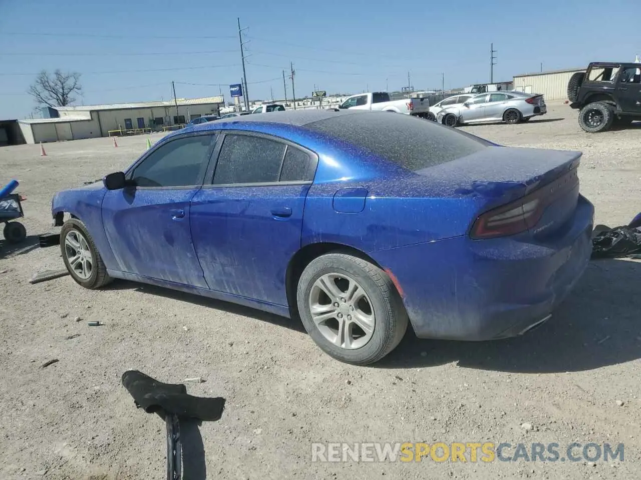 2 fotografías del automóvil dañado 2C3CDXBG2NH217237 DODGE CHARGER 2022