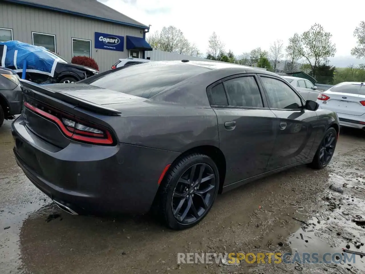 3 fotografías del automóvil dañado 2C3CDXBG2NH224737 DODGE CHARGER 2022