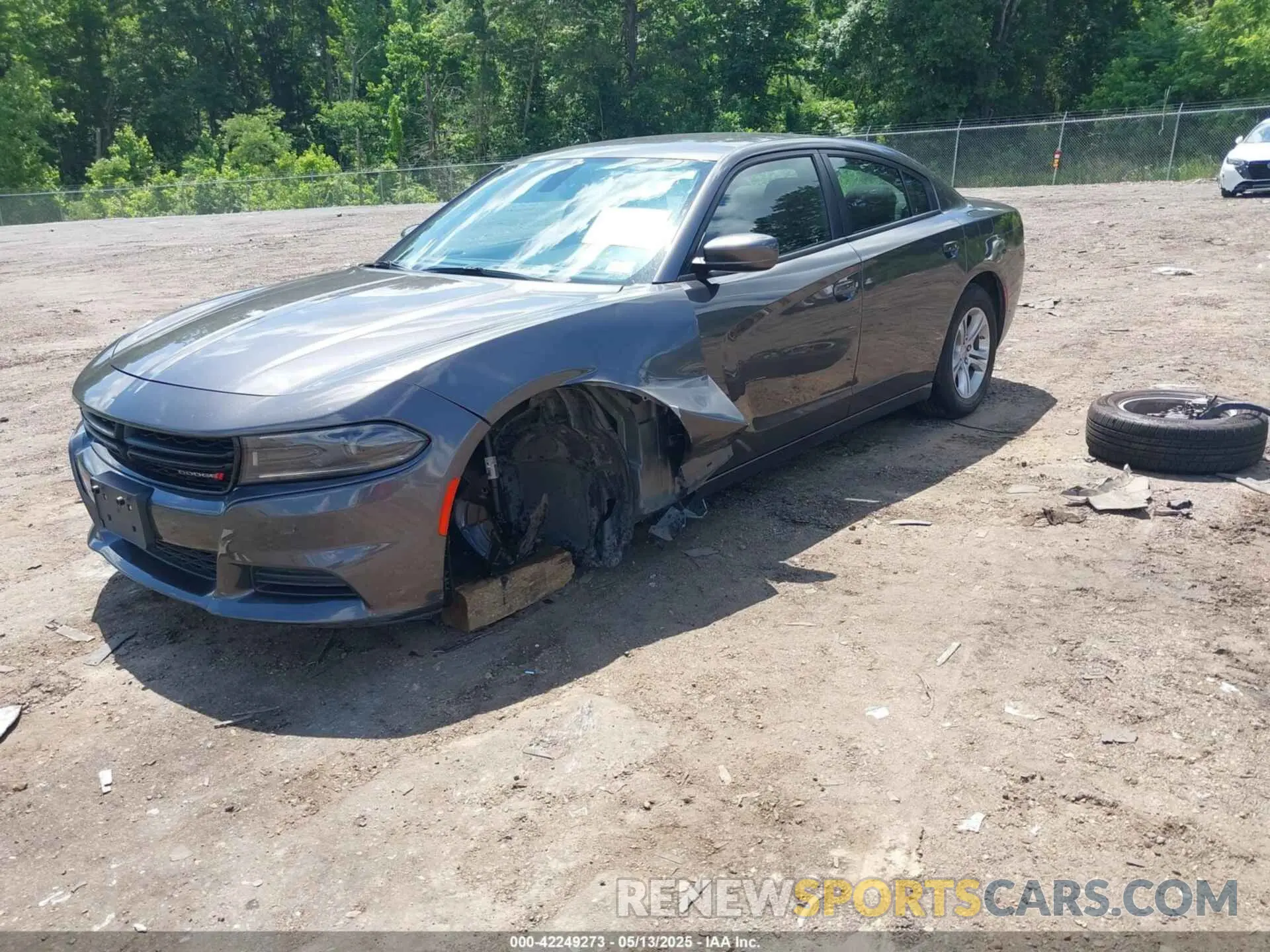 2 fotografías del automóvil dañado 2C3CDXBG3NH250831 DODGE CHARGER 2022