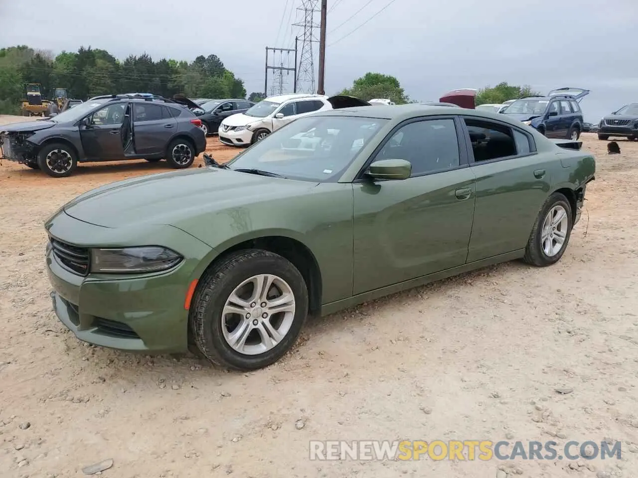1 fotografías del automóvil dañado 2C3CDXBG3NH255821 DODGE CHARGER 2022