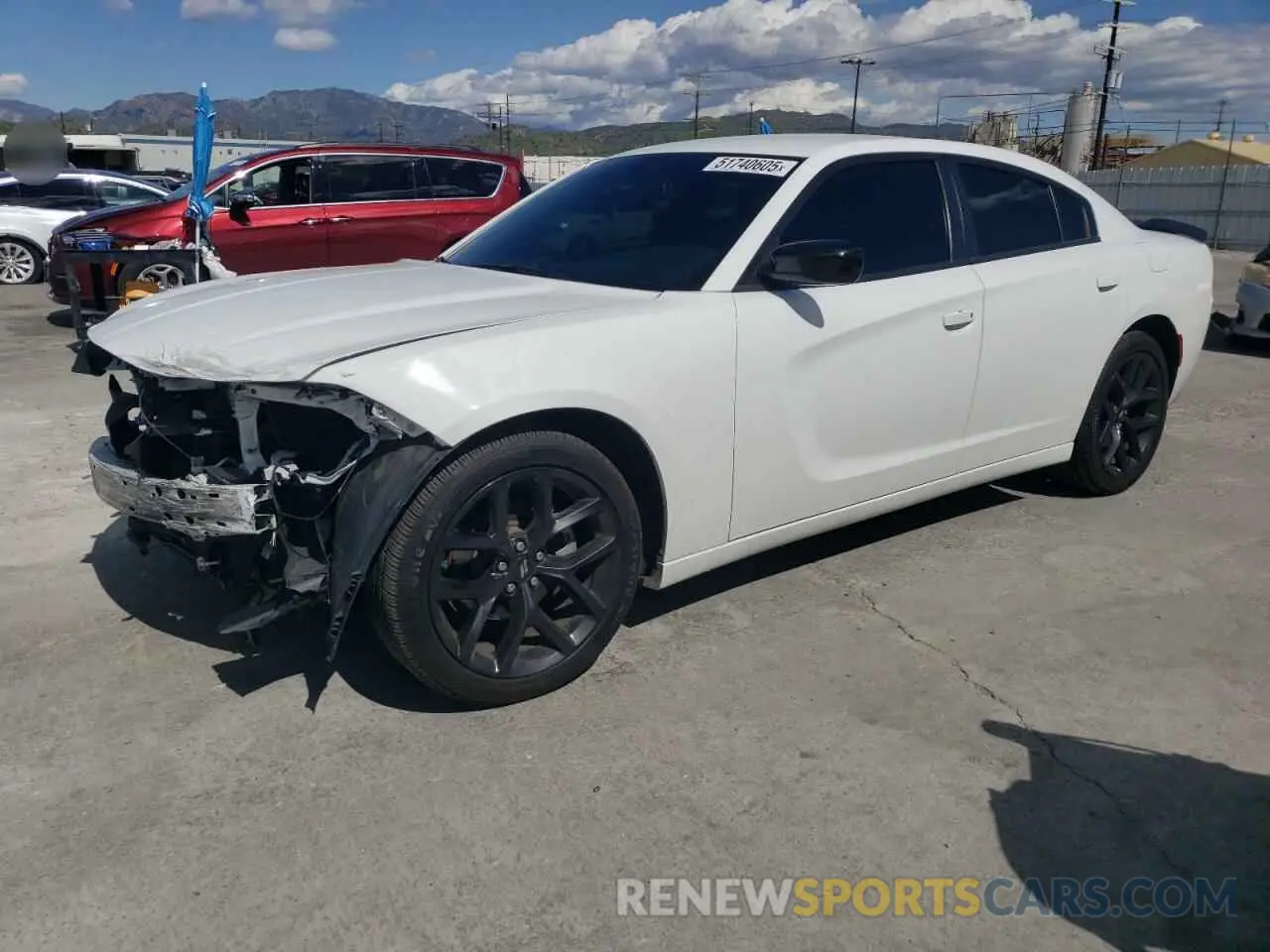 1 fotografías del automóvil dañado 2C3CDXBG4NH161771 DODGE CHARGER 2022