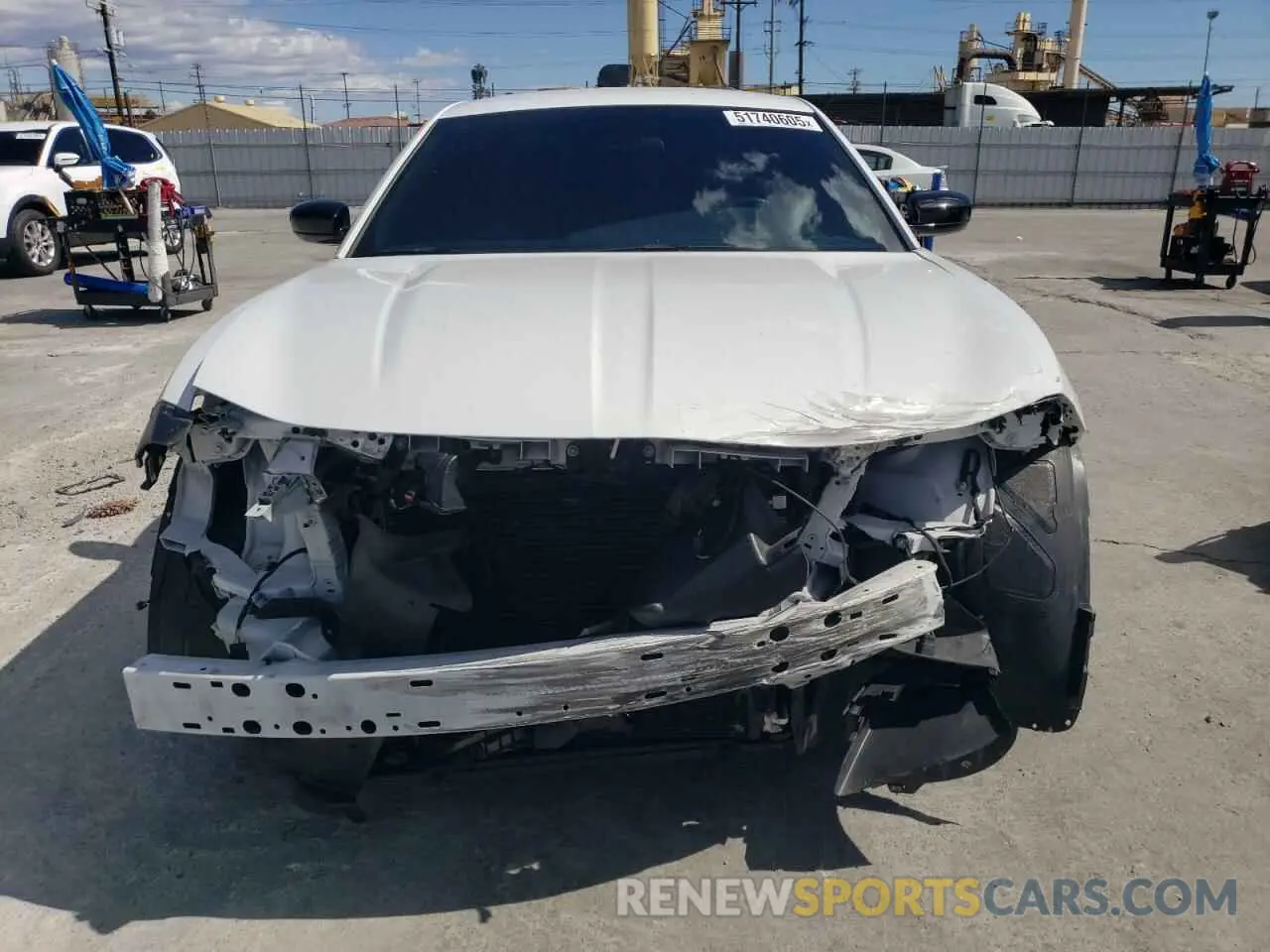 5 fotografías del automóvil dañado 2C3CDXBG4NH161771 DODGE CHARGER 2022