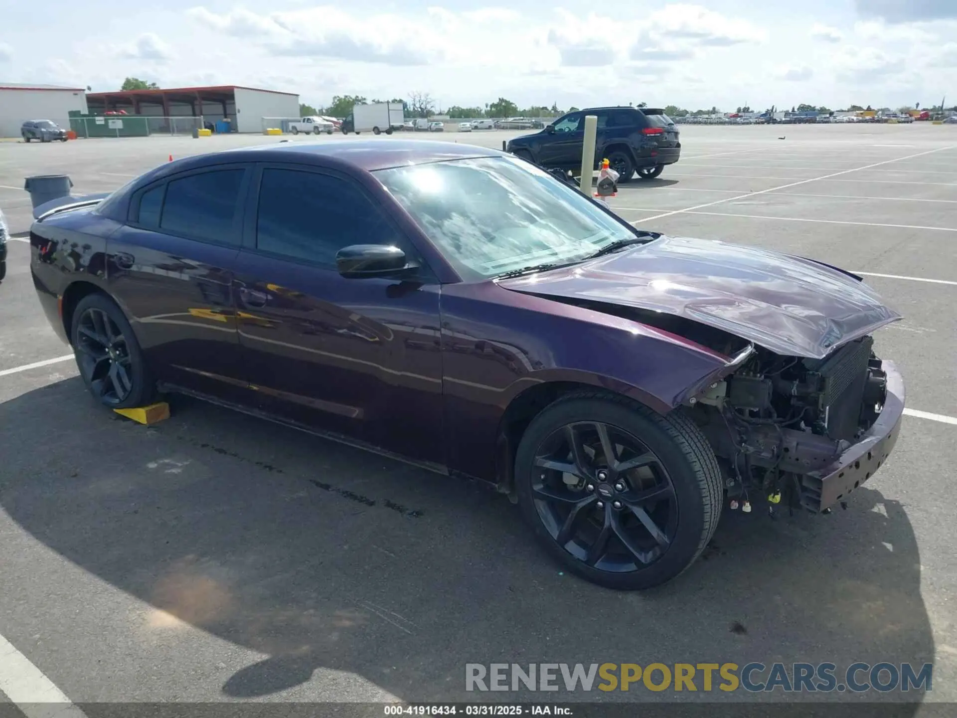 1 fotografías del automóvil dañado 2C3CDXBG4NH208748 DODGE CHARGER 2022